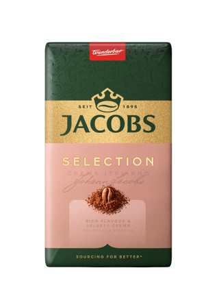 10038466 Jacobs Selection Crema Italiano 500g Brick  Paper Wrap V4 PRD v01