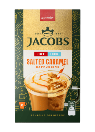 Jacobs Hot Iced Salted Caramel